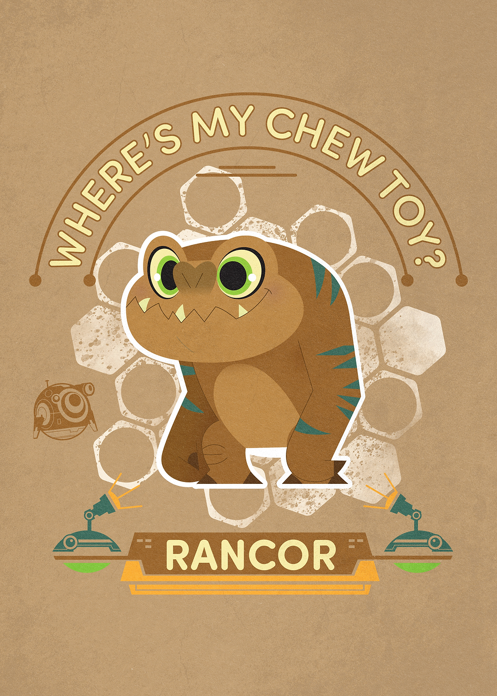 Rancor: постер из коллекции Star Wars