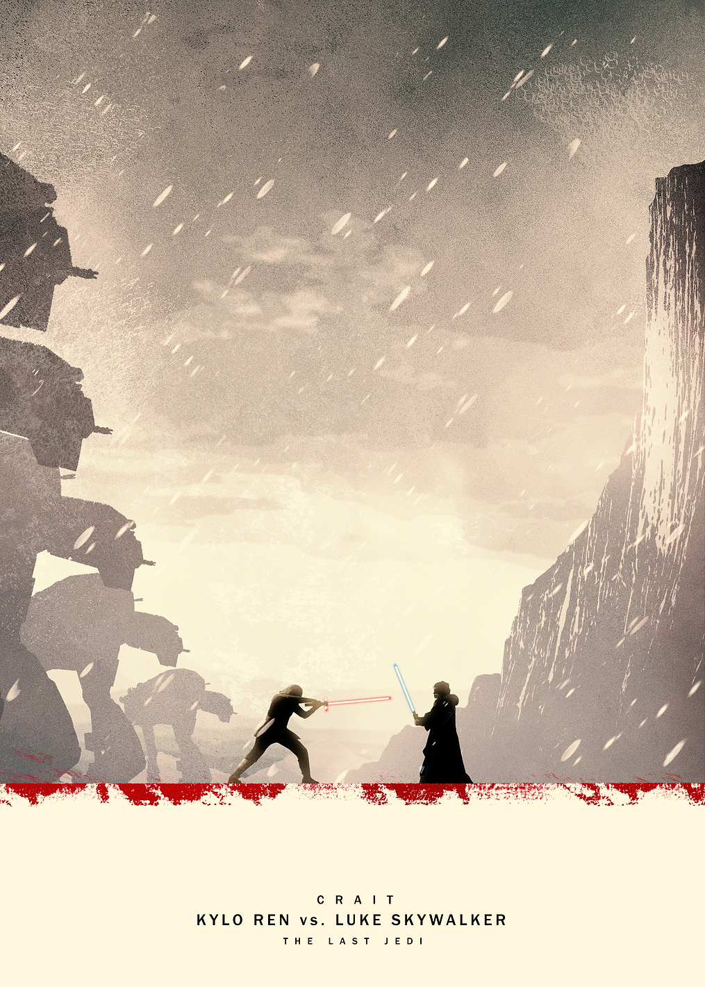 Crait: постер из коллекции Star Wars