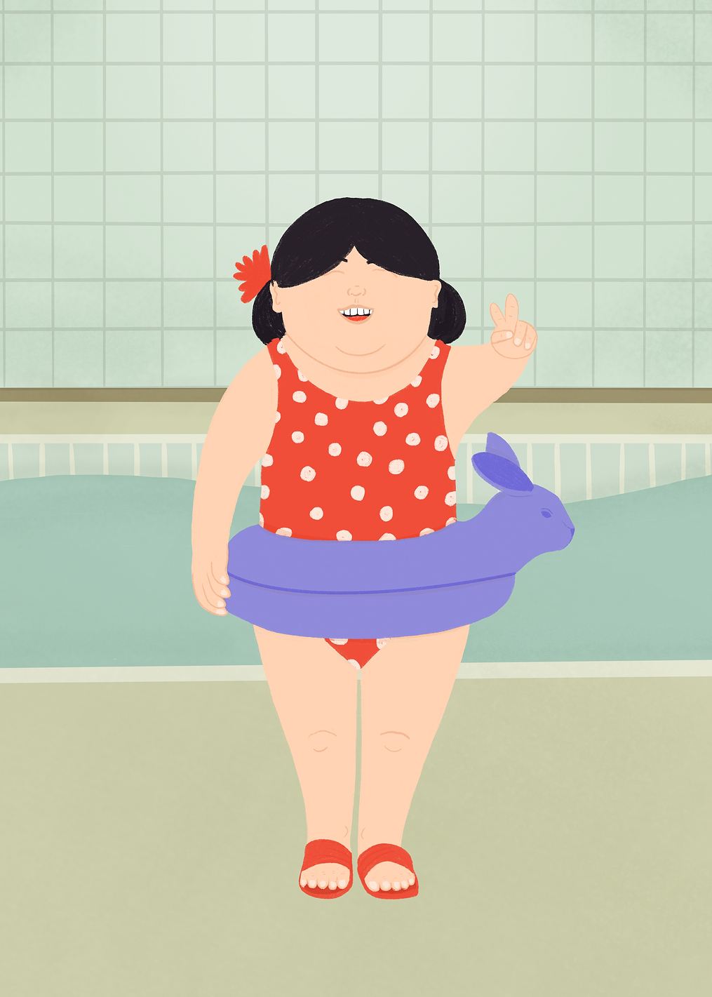 Swimming Lessons: постер из коллекции World Class Photos