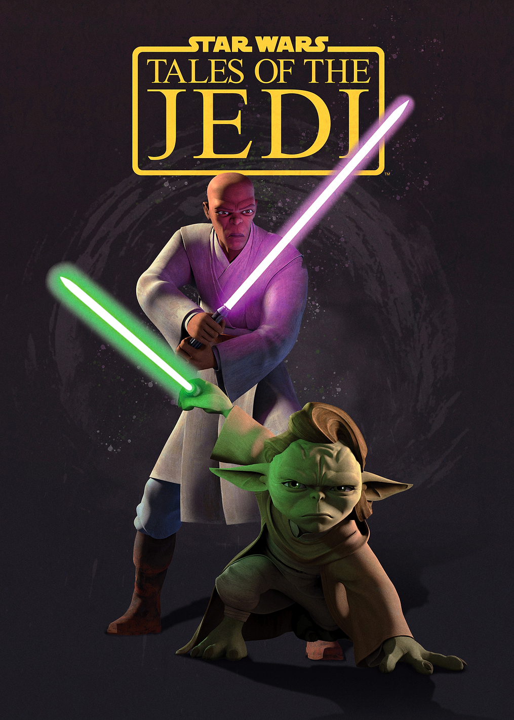 Mace Windu & Yaddle: постер из коллекции Star Wars