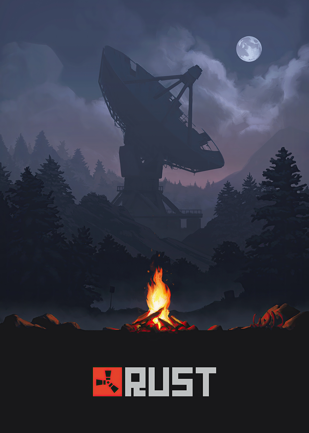 Key Art Logo: постер из коллекции Rust Game