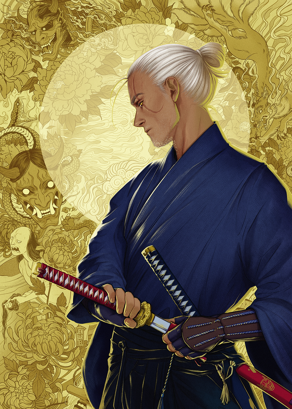 The Witcher Ronin Gold: постер из коллекции The Witcher