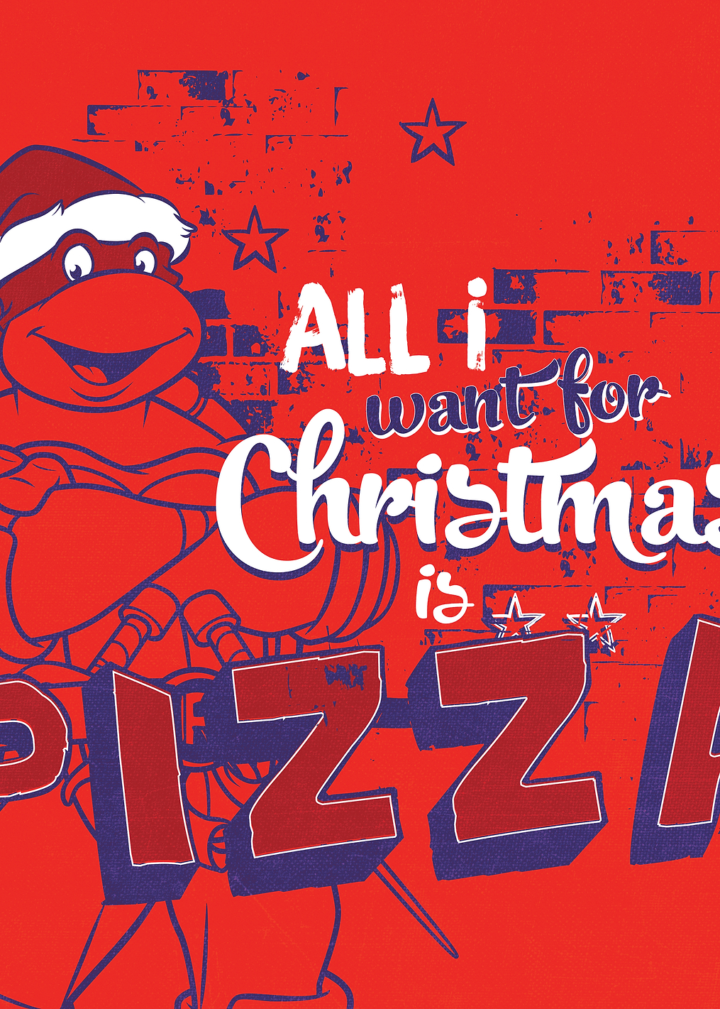 All I Want For Christmas: постер из коллекции TMNT