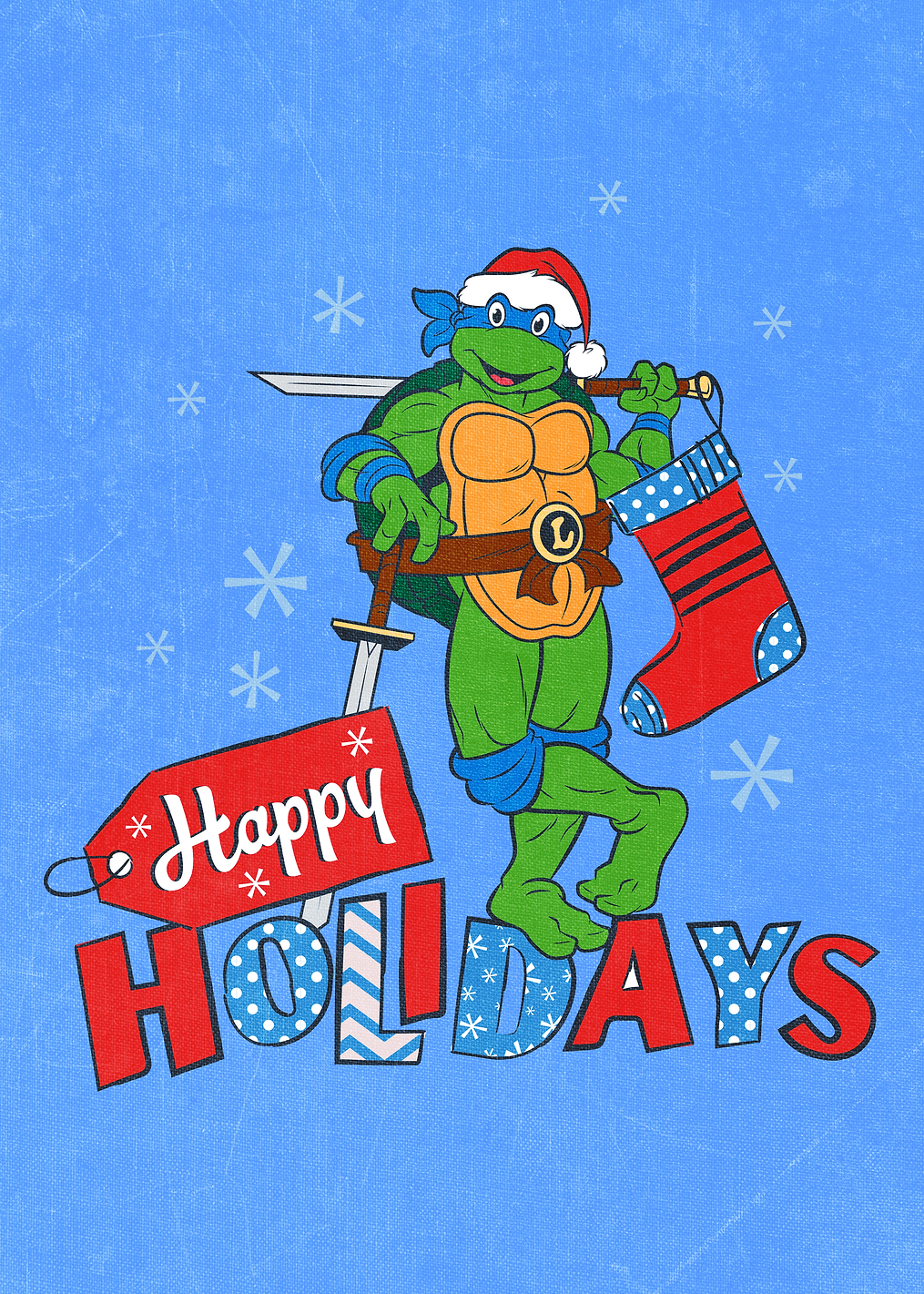 Happy Holidays TMNT: постер из коллекции TMNT