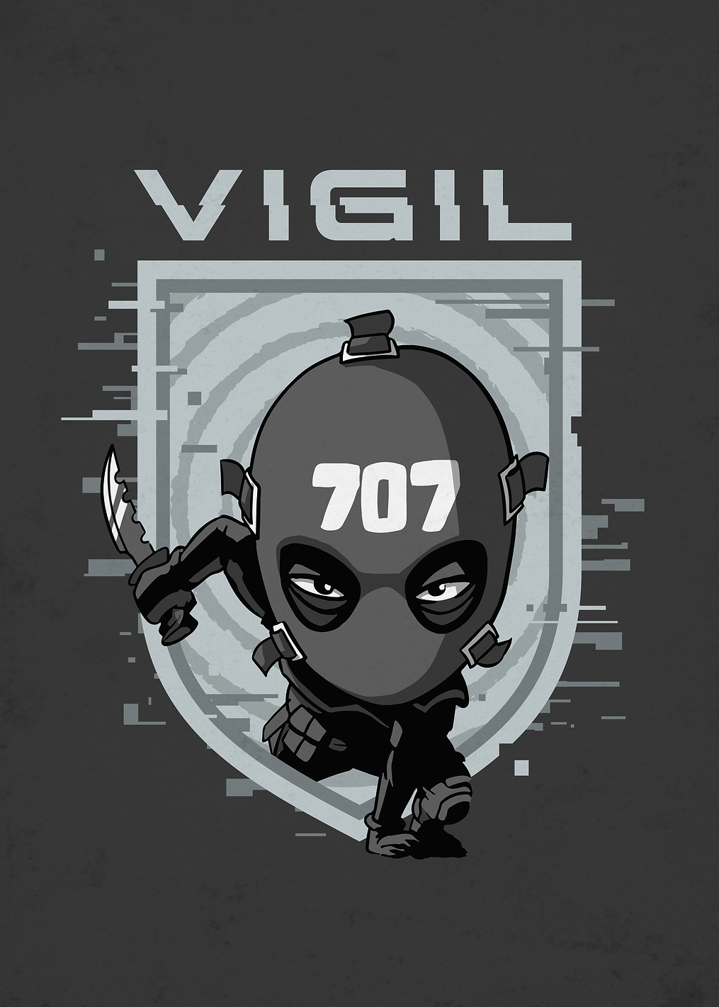 Vigil Chibi: постер из коллекции Six Siege