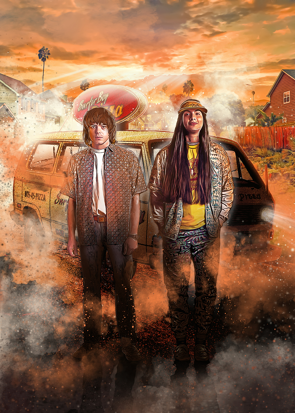 Jonathan and Argyle: постер из коллекции Stranger Things Series