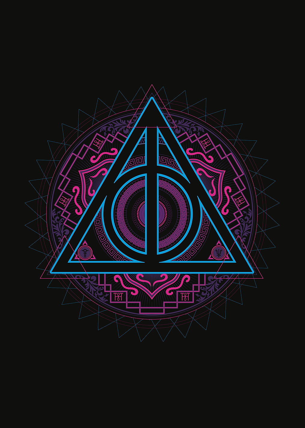 Deathly Hallows Symbol: постер из коллекции Wizarding World