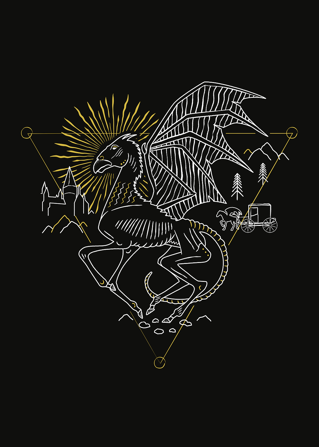 Thestral: постер из коллекции Wizarding World