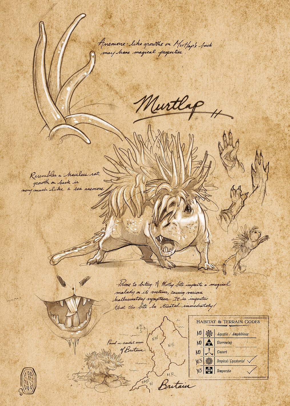 Murtlap Note: постер из коллекции Wizarding World