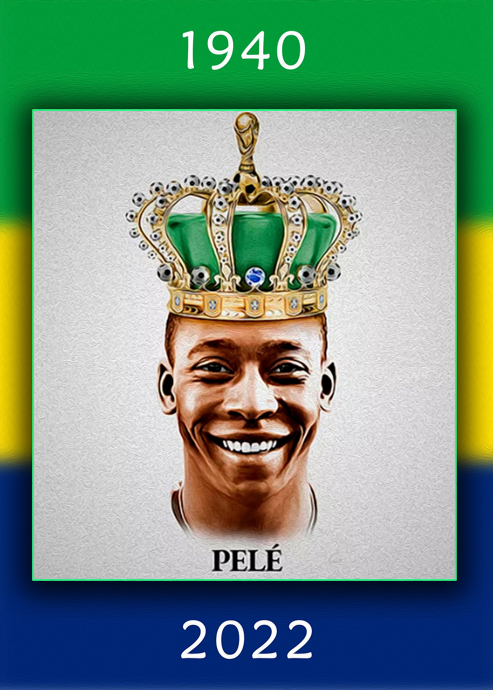 Pele footballer: постер из коллекции Пеле