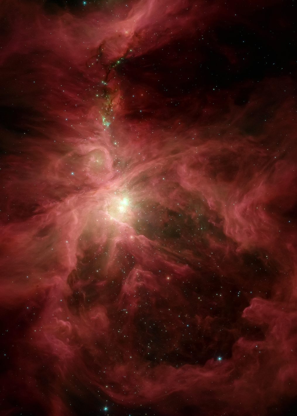 Red Orion Nebula: постер из коллекции Inspired by NASA