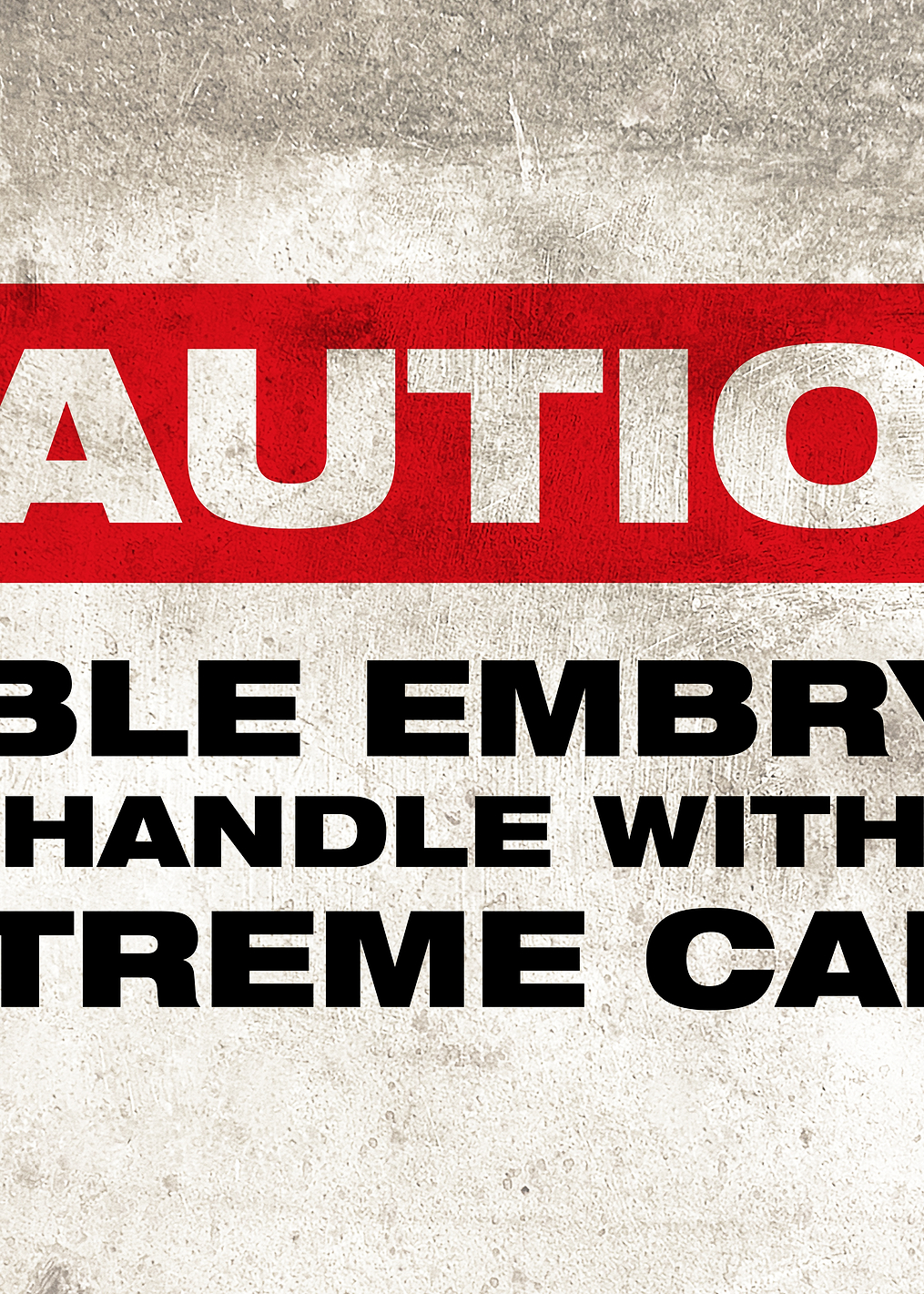 Caution Viable Embryos: постер из коллекции Jurassic World