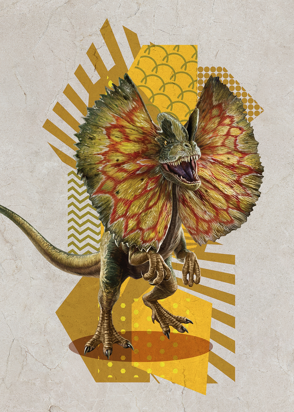 Dilophosaurus: постер из коллекции Jurassic World