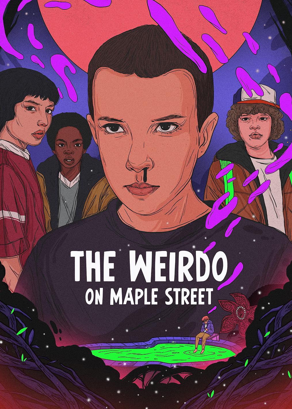 The Weirdo on Maple Street: постер из коллекции Stranger Things Series