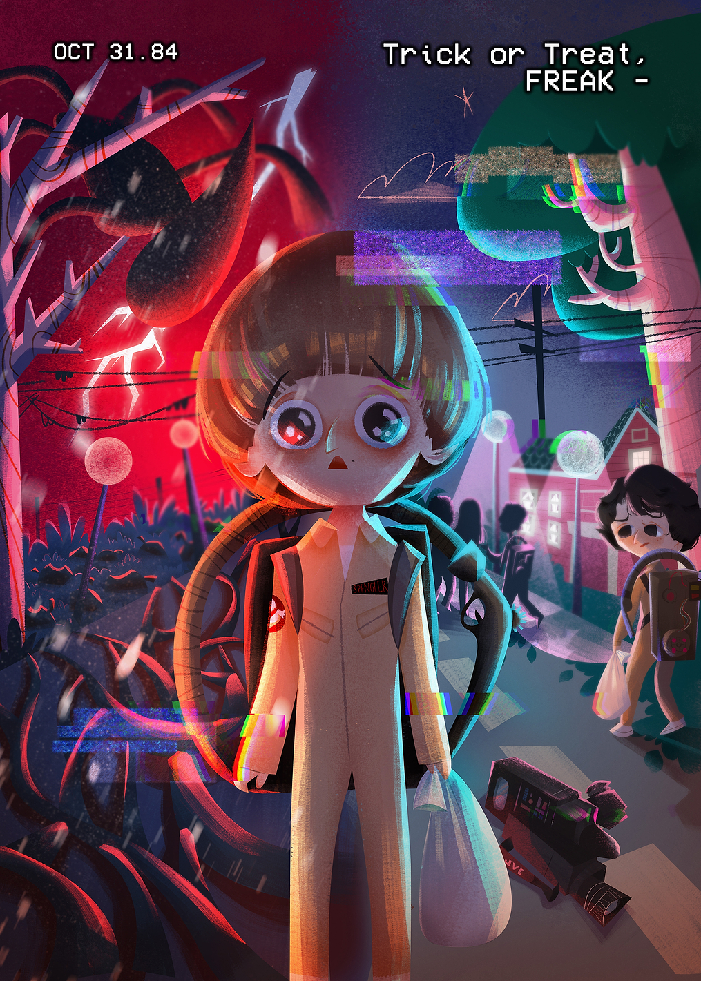 Trick or Treat: постер из коллекции Stranger Things Series