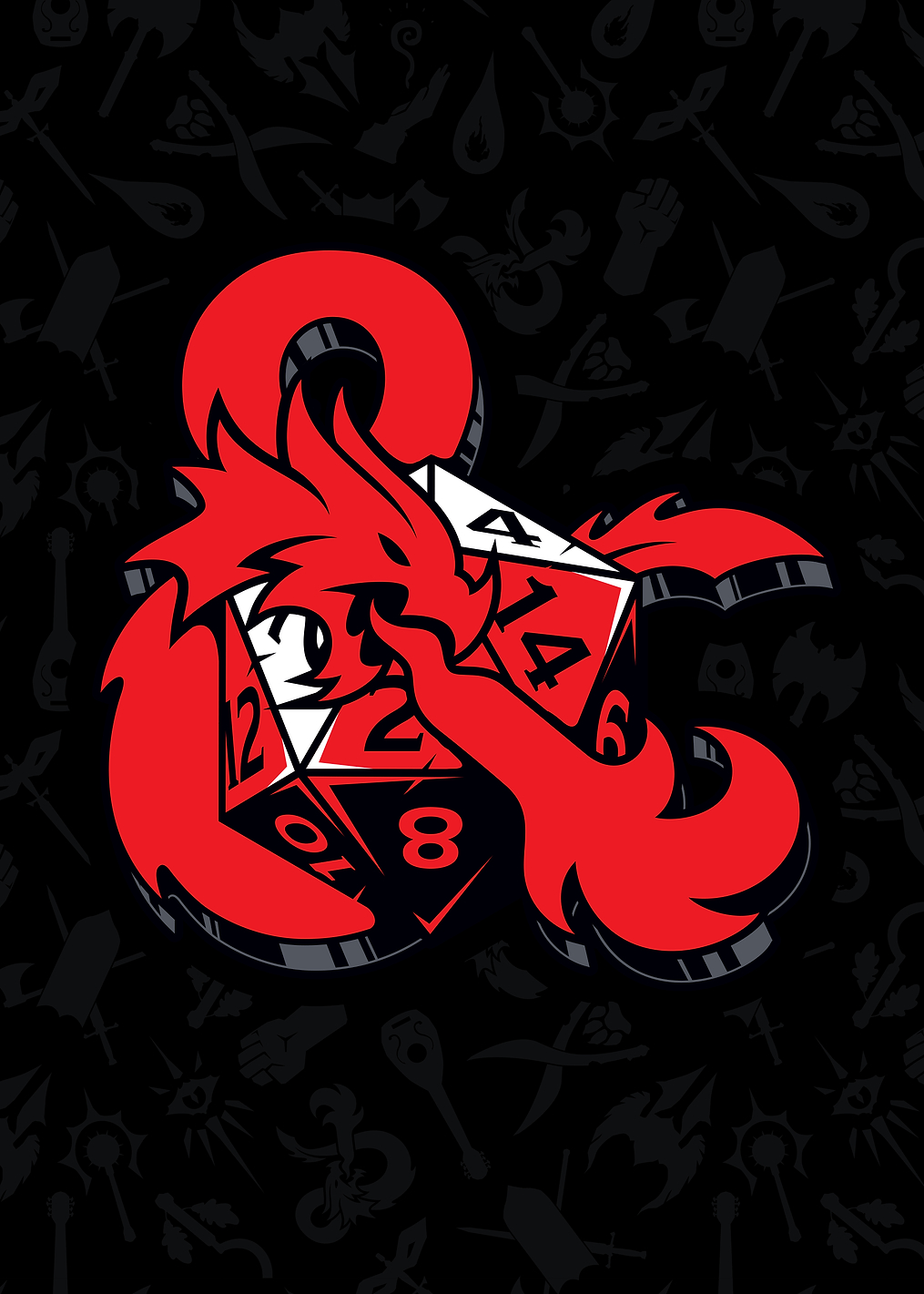 Ampersand with Die: постер из коллекции Dungeons And Dragons
