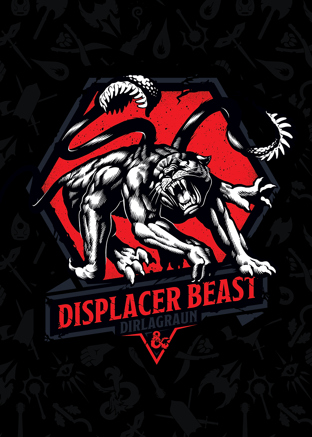 Displacer Beast: постер из коллекции Dungeons And Dragons