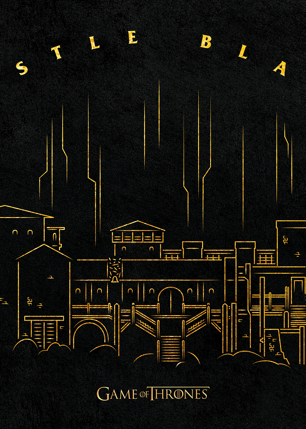 Castle Black: постер из коллекции Game of Thrones