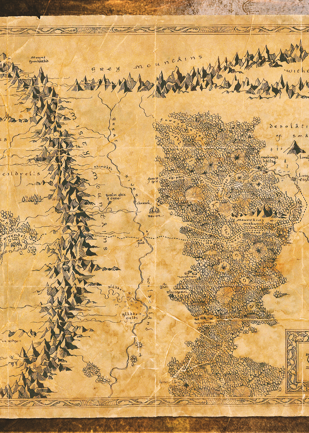 Wilderland Map: постер из коллекции Middle-earth