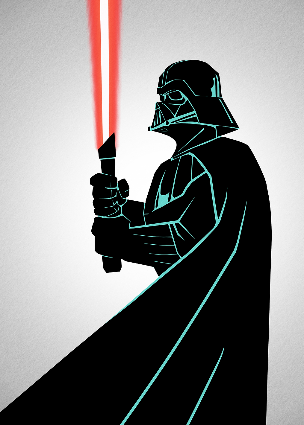 Vader's lightsaber: постер из коллекции Star Wars