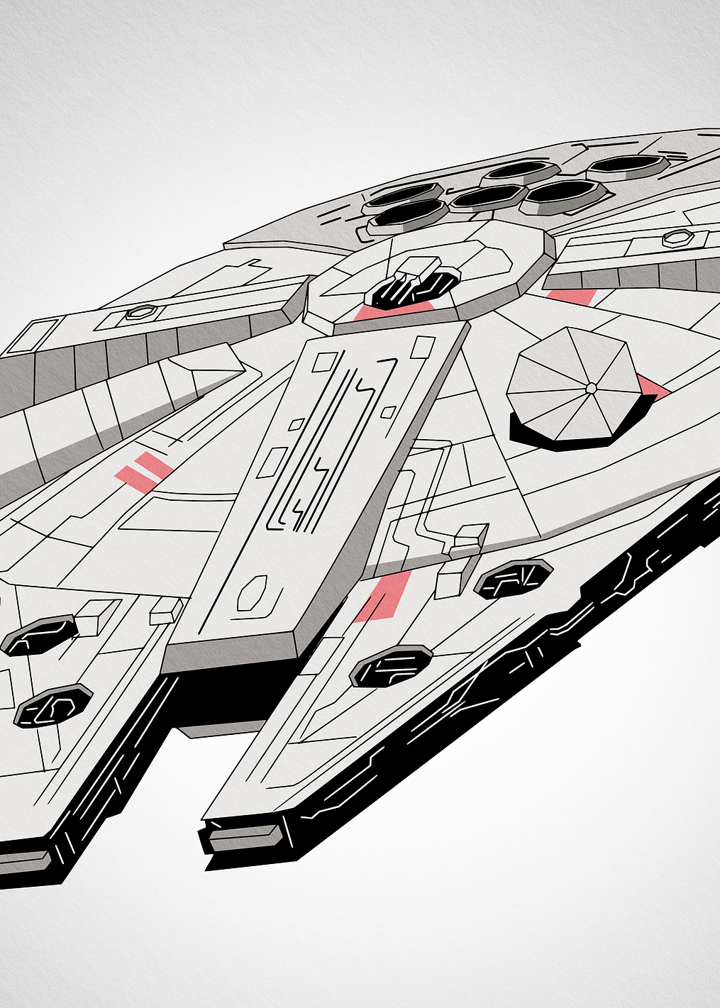 Millenium Falcon: постер из коллекции Star Wars