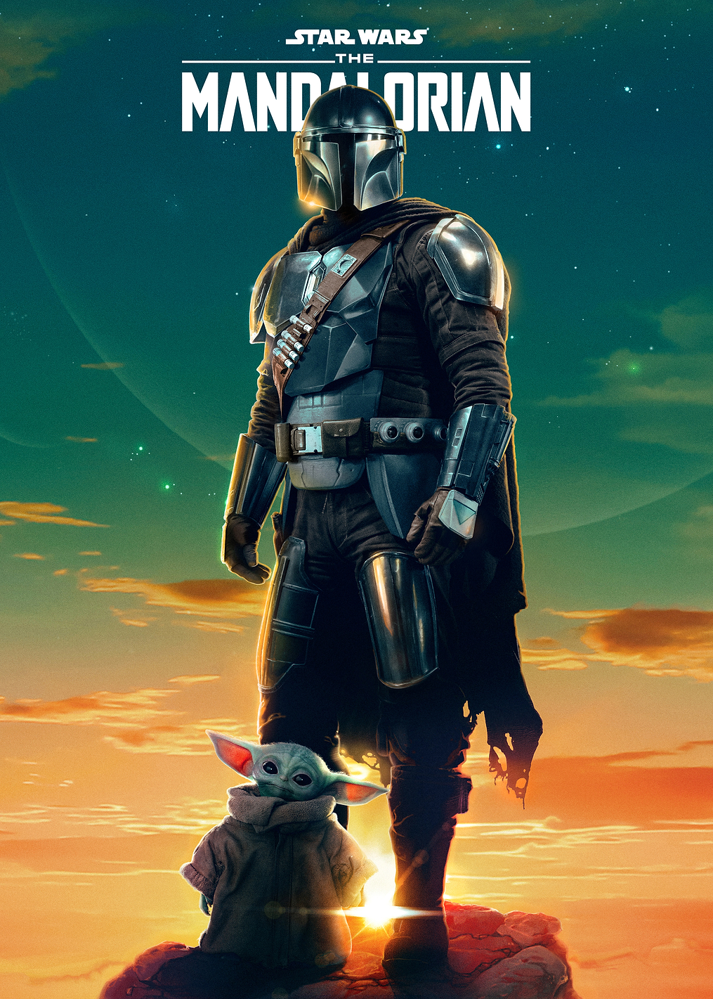 The Mandalorian s.3 logo: постер из коллекции Star Wars
