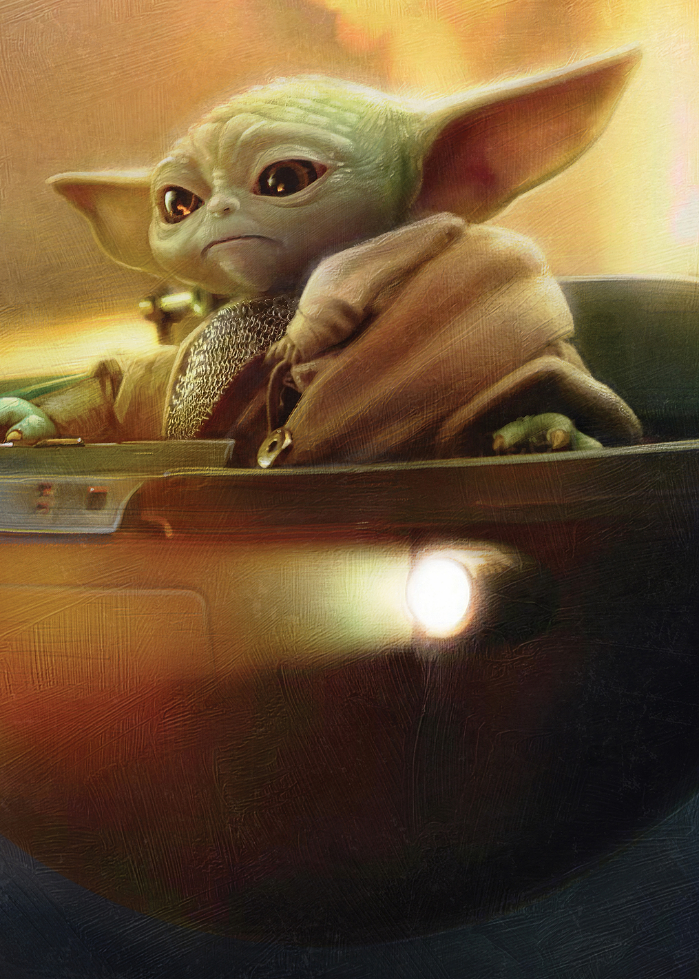 Grogu horizontal: постер из коллекции Star Wars