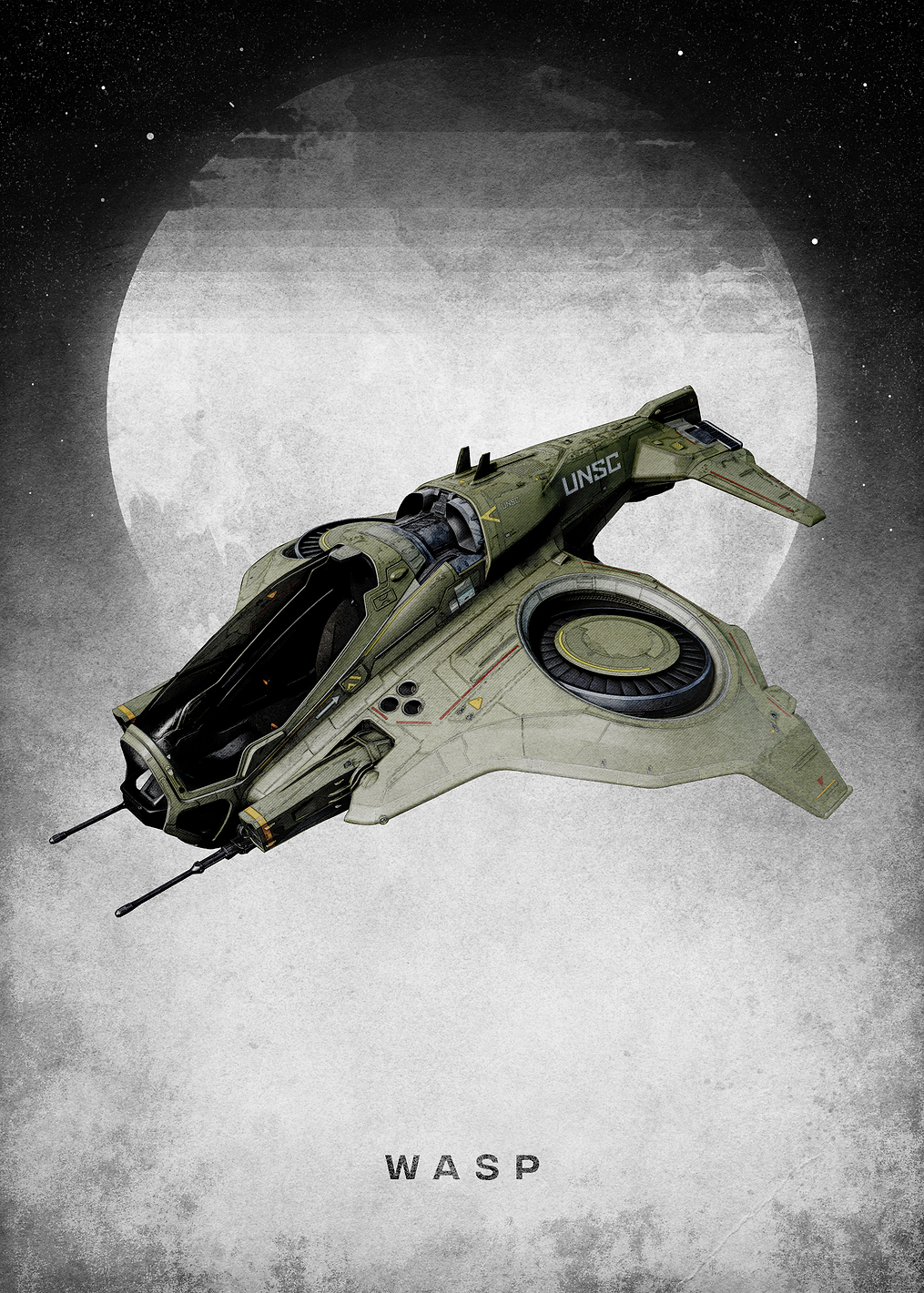 Wasp Vehicle: постер из коллекции HALO Game