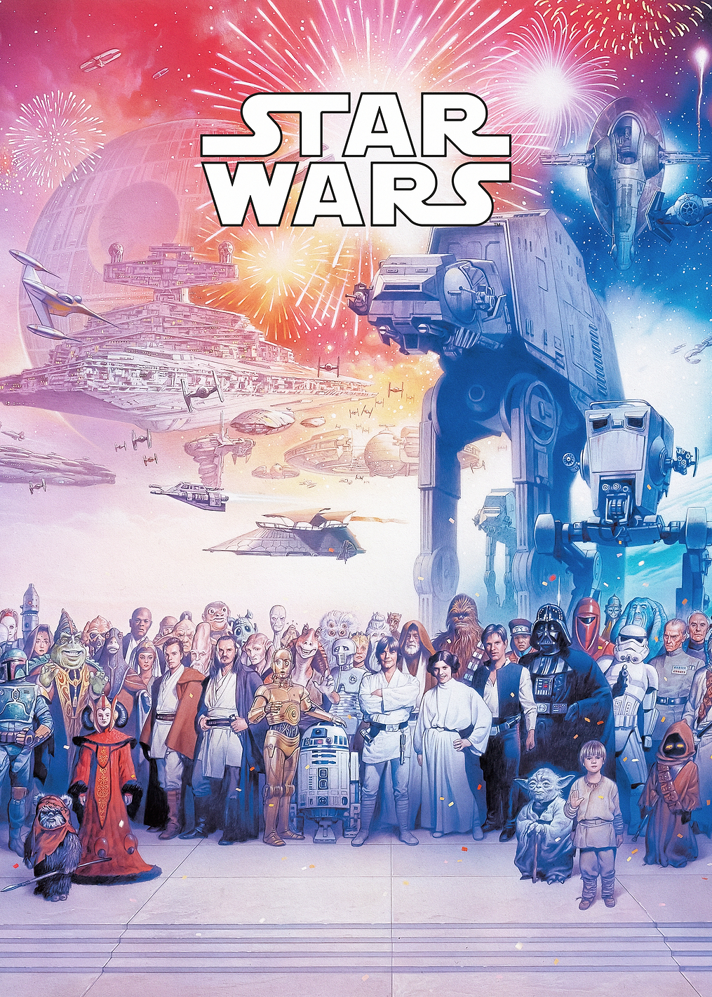 Star Wars Mural 3: постер из коллекции Star Wars