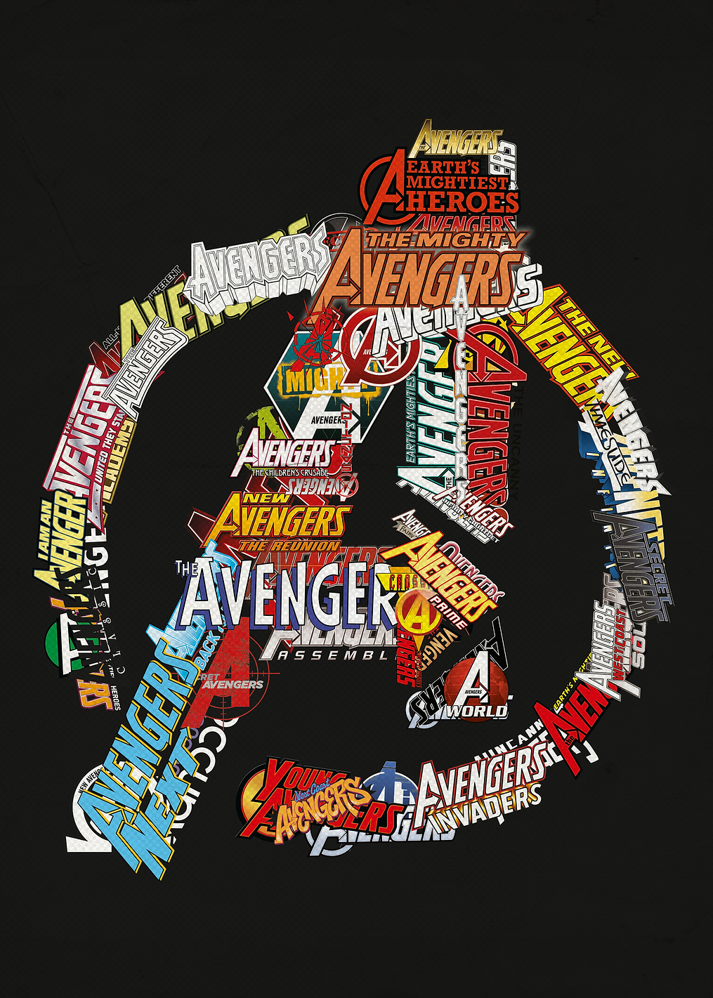 Avengers Logo comics: постер из коллекции Marvel