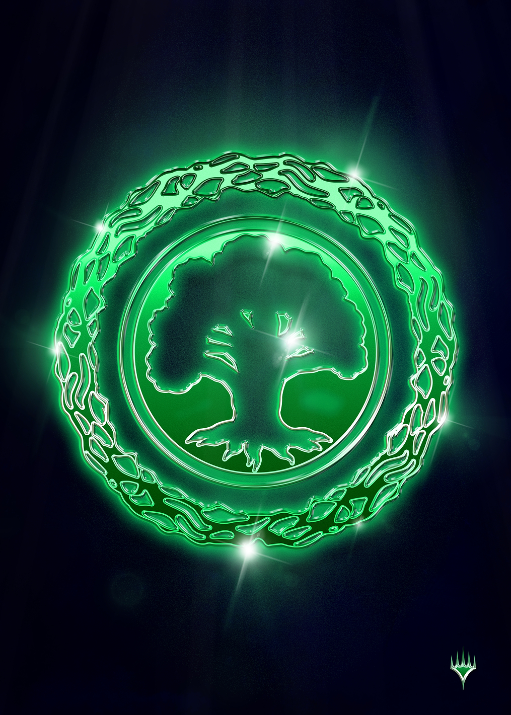 Forest Neon: постер из коллекции Magic: The Gathering