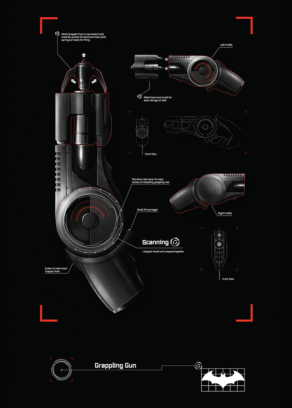 Batman's Grappling Gun: постер из коллекции DC Comics