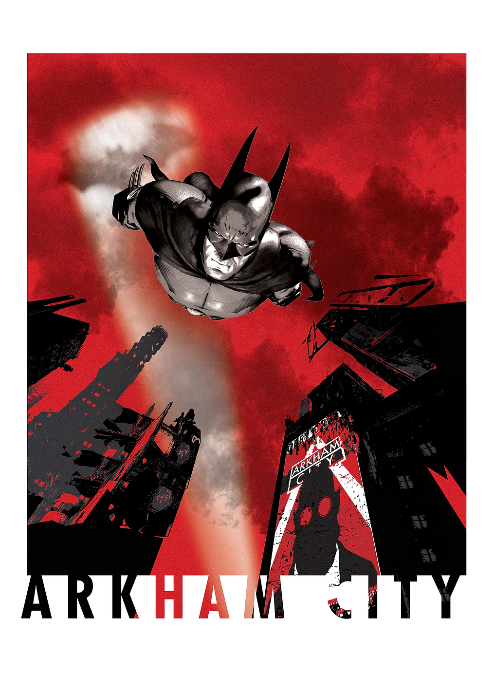 Batman Skydive: постер из коллекции DC Comics
