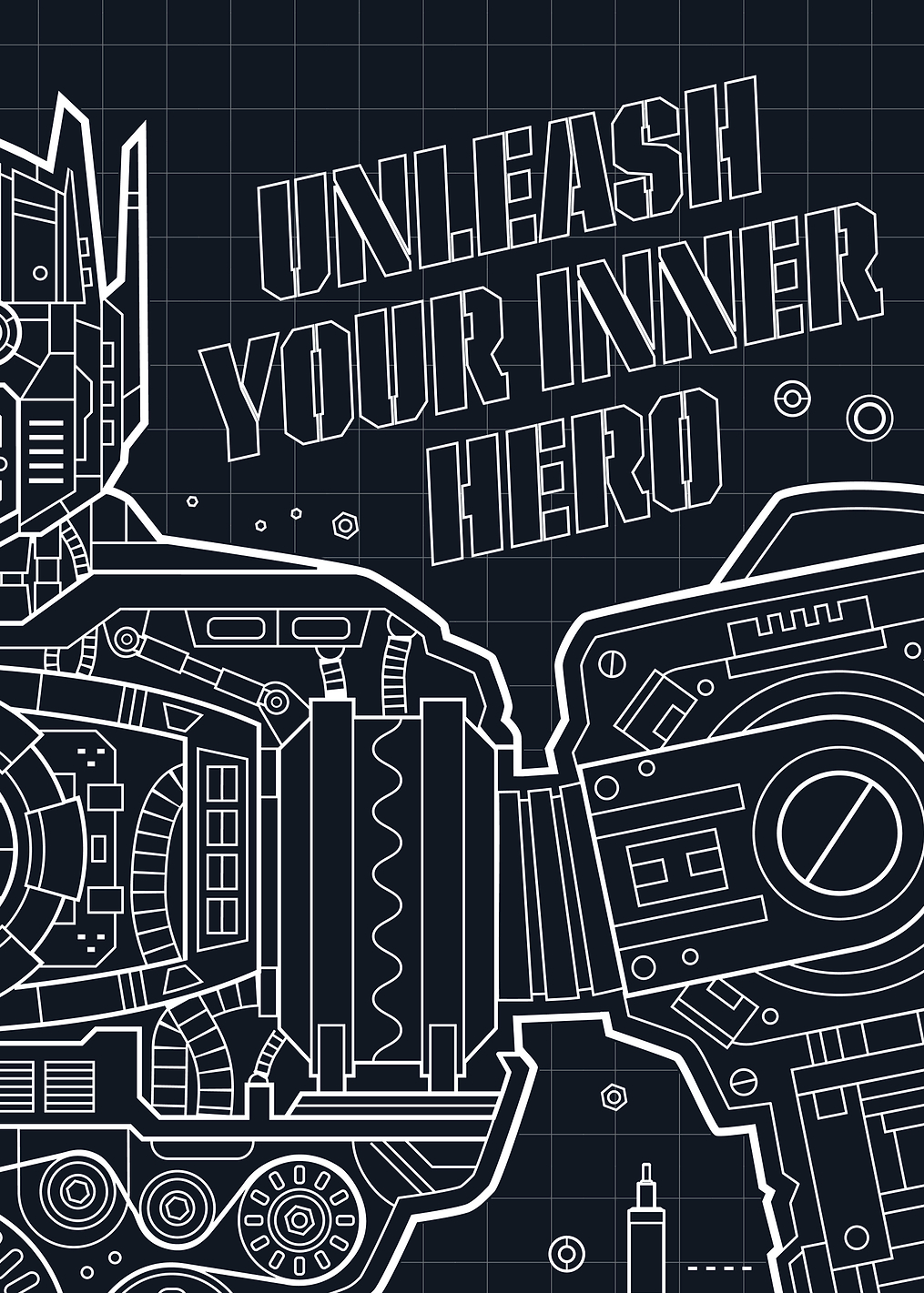 Unleash your inner hero: постер из коллекции Transformers