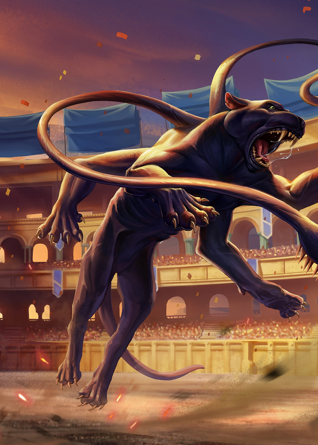 Displacer Beast Jump: постер из коллекции Dungeons And Dragons
