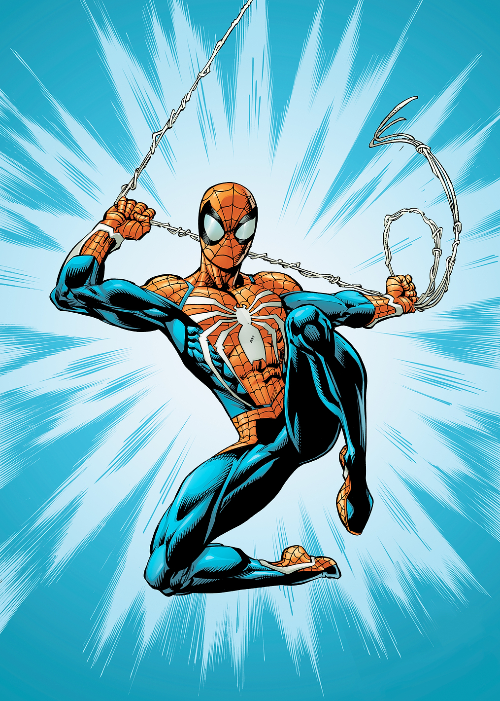 Spider-Man: Blue flash: постер из коллекции Marvel