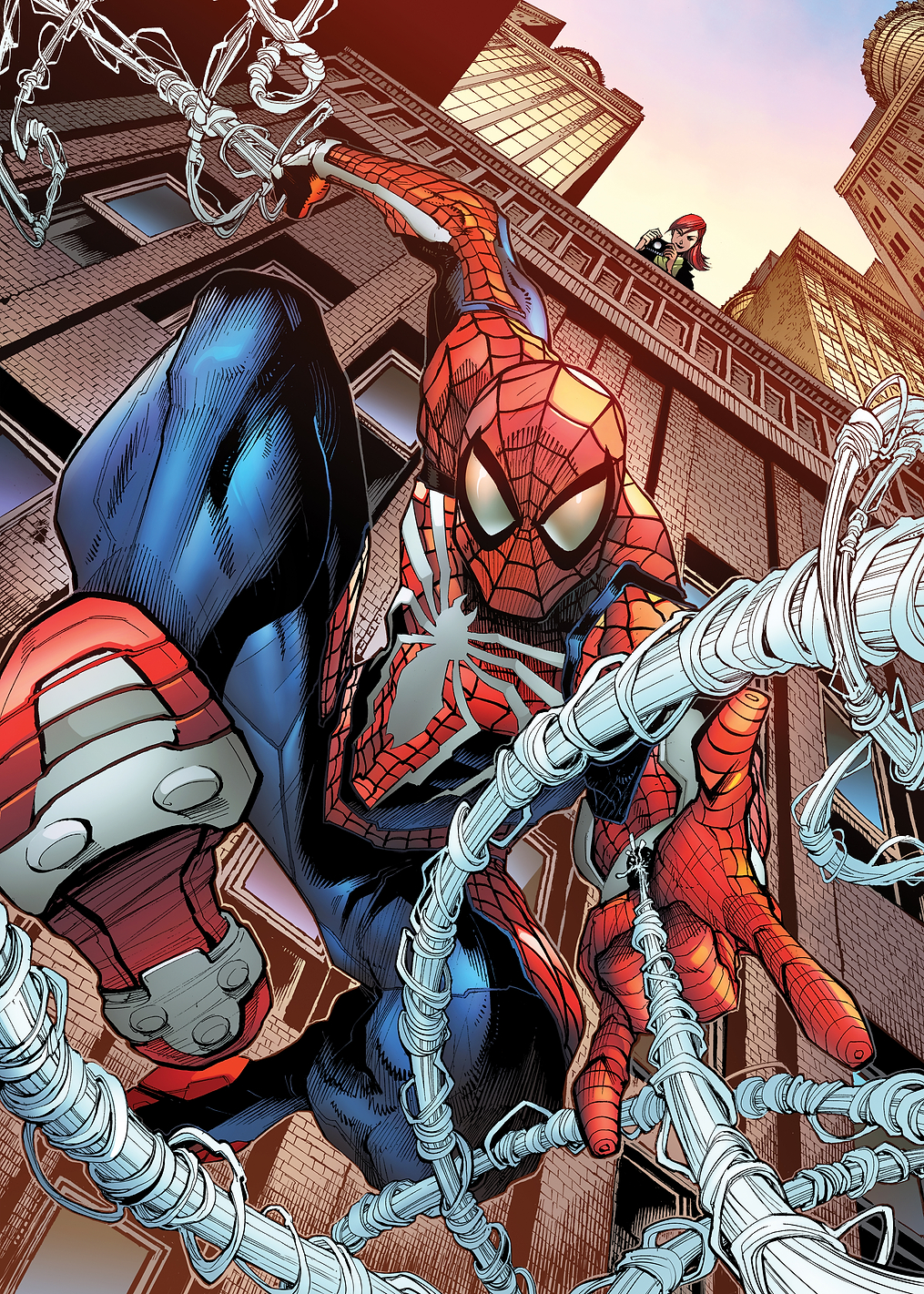 Spider-Man Falling Down: постер из коллекции Marvel