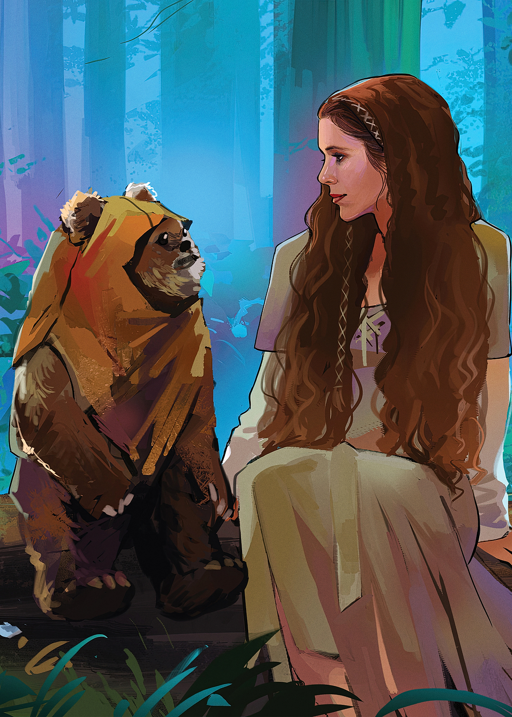 Wicket & Leia: постер из коллекции Star Wars