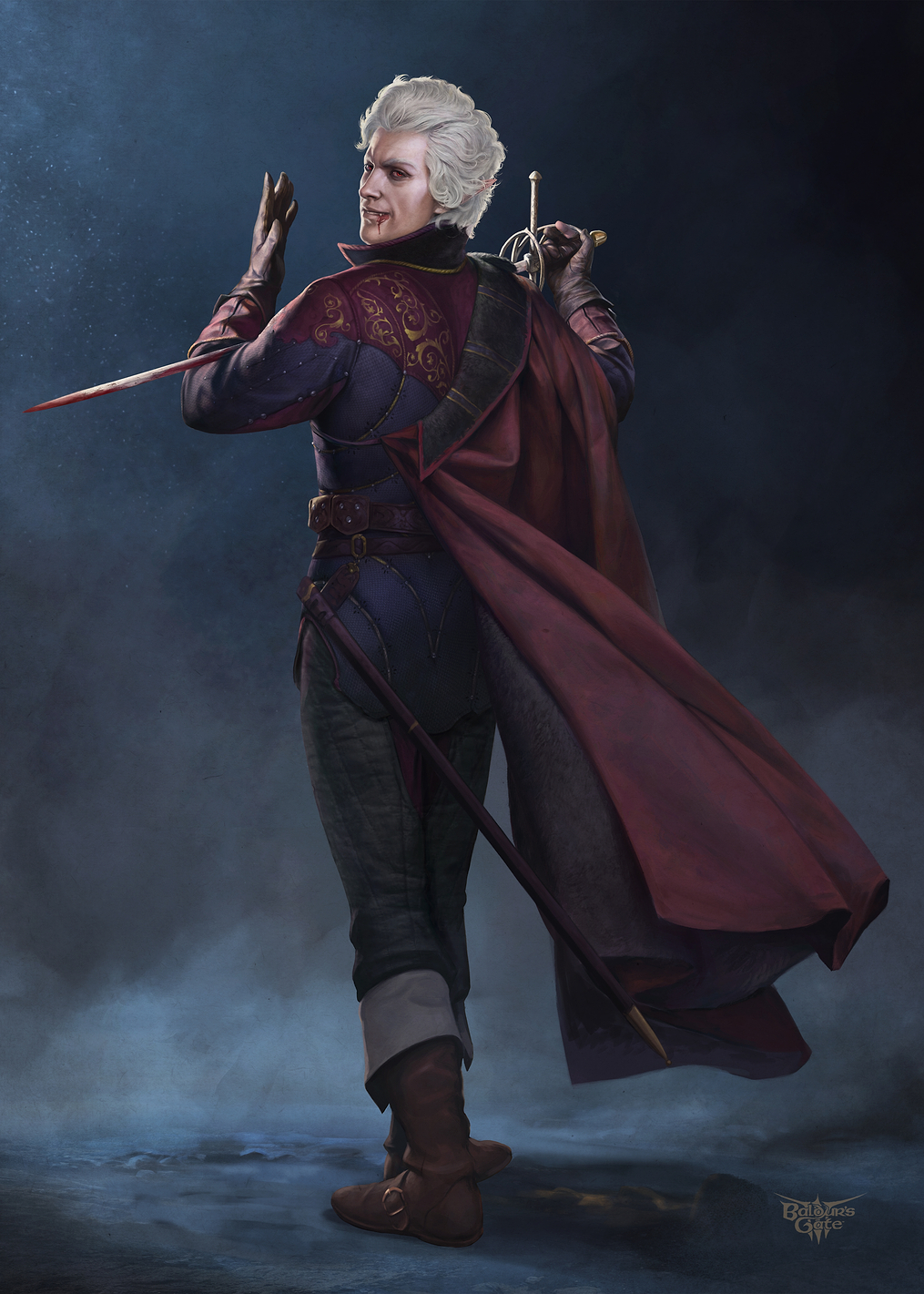 The vampire spawn Astarion: постер из коллекции Dungeons And Dragons