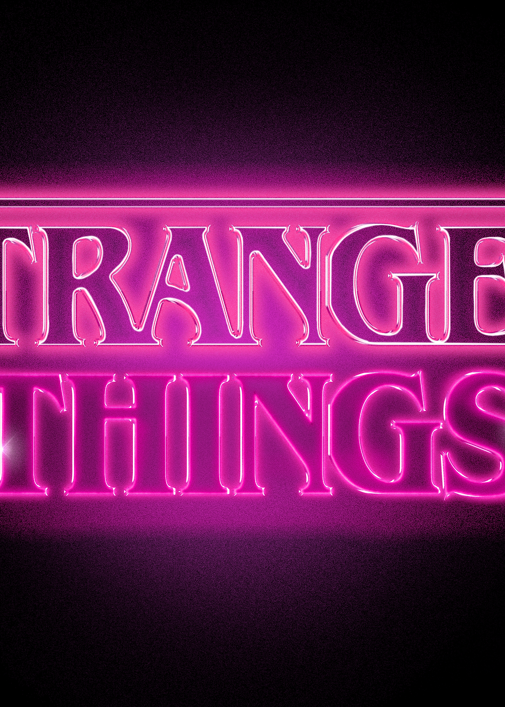 ST Logo Retro: постер из коллекции Stranger Things Series