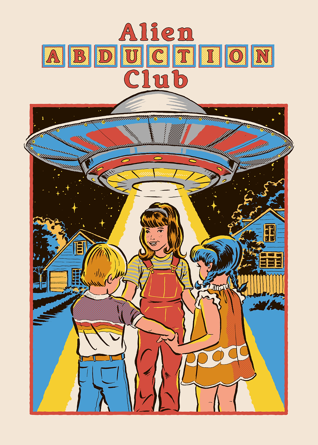 Alien Abduction Club: постер из коллекции Steven Rhodes