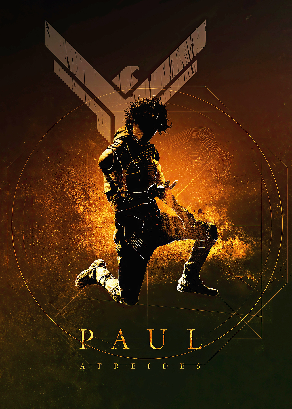 Paul Atreides Kneel: постер из коллекции Dune
