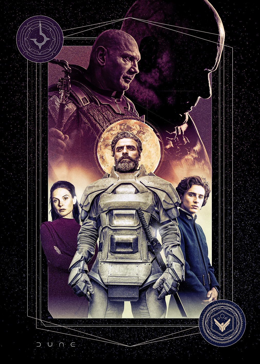 Atreides vs. Harkonnen: постер из коллекции Dune