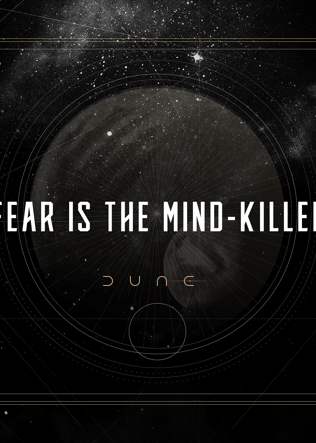 Fear is the mind-killer: постер из коллекции Dune