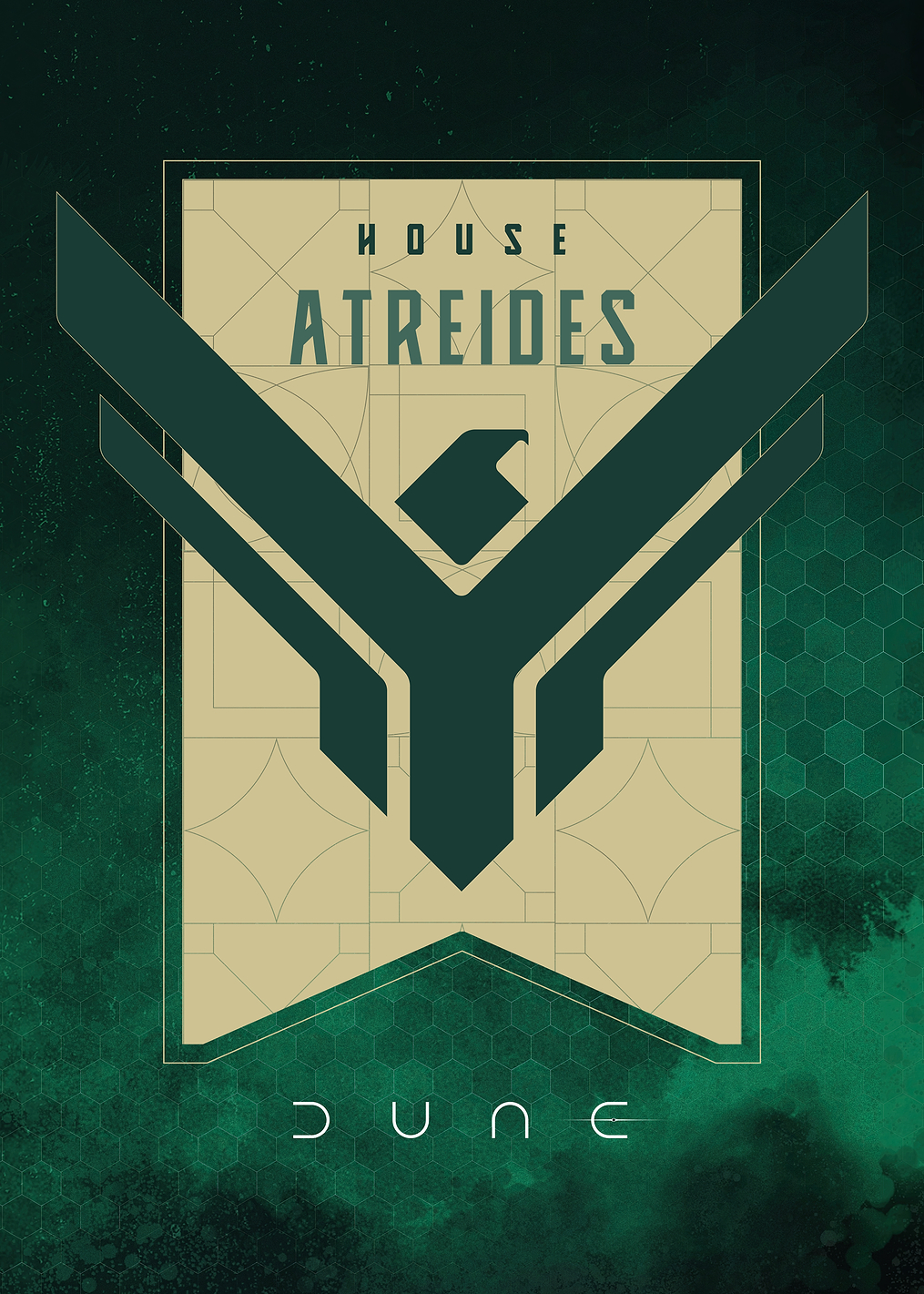 House Atreides Crest: постер из коллекции Dune