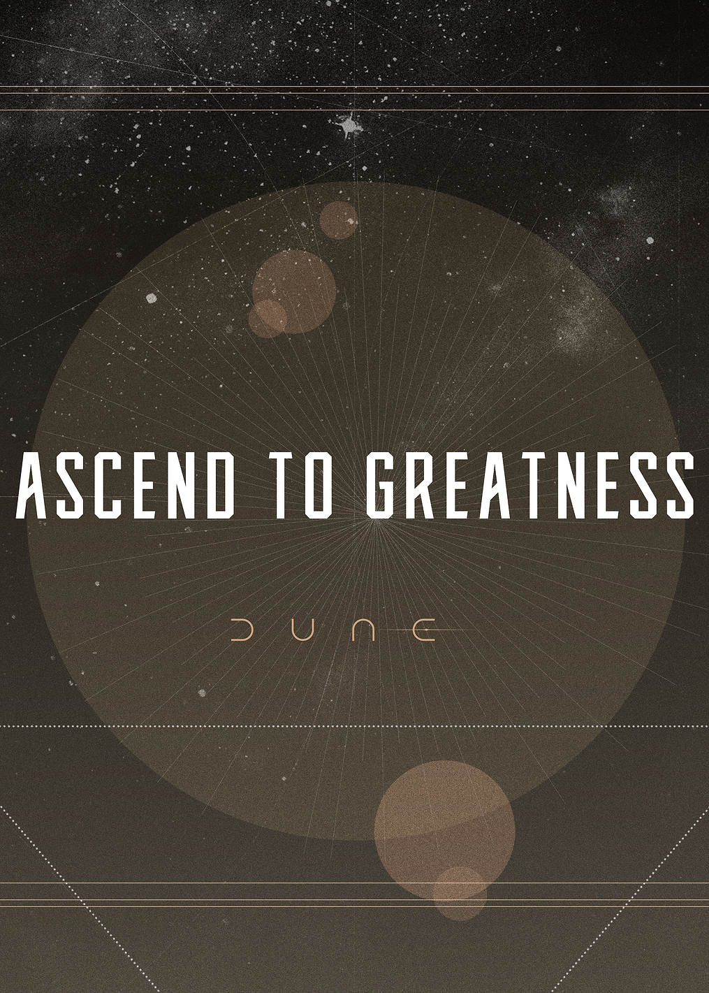 Ascend to Greatness: постер из коллекции Dune