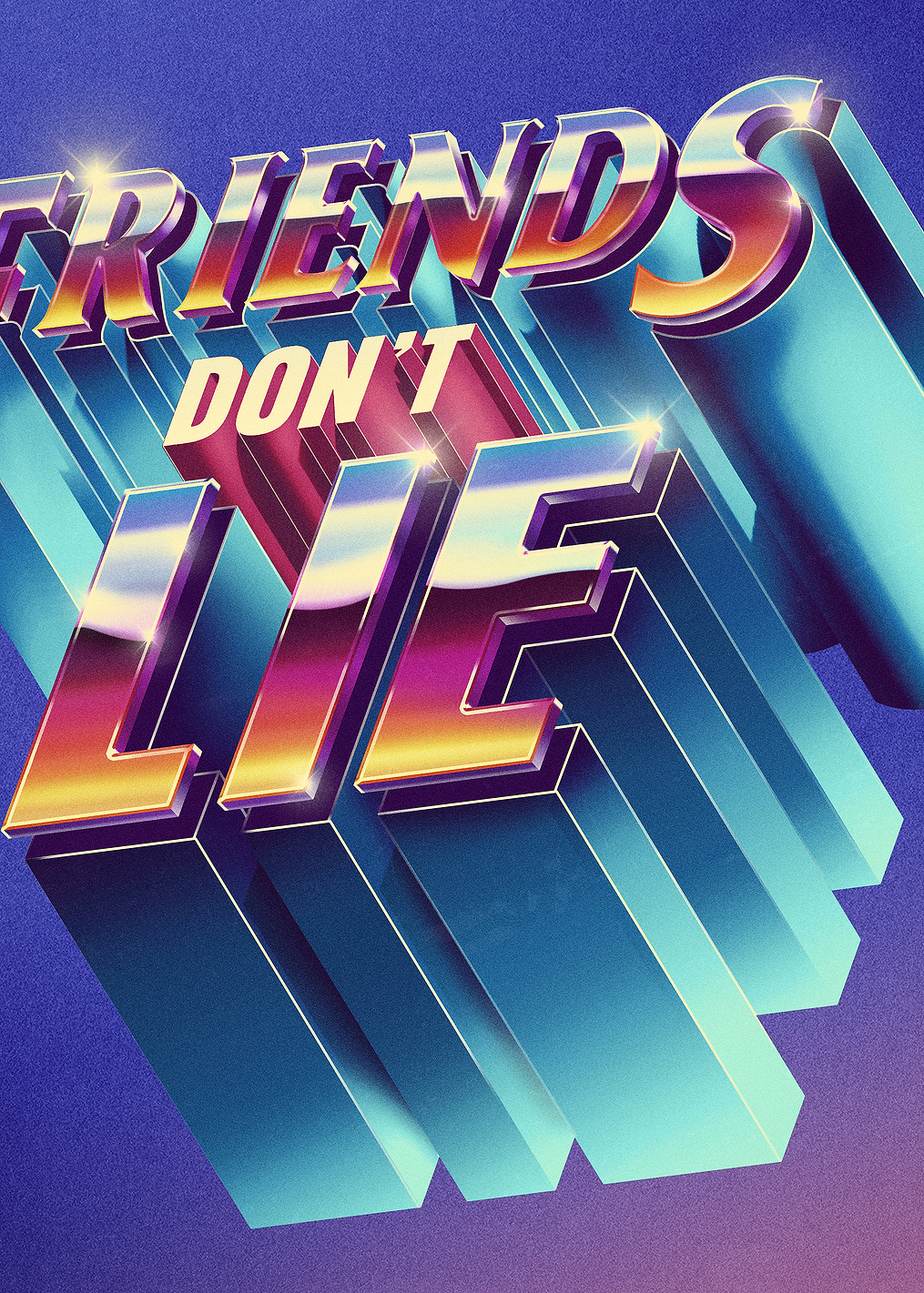 Friends Don't Lie!: постер из коллекции Stranger Things Series