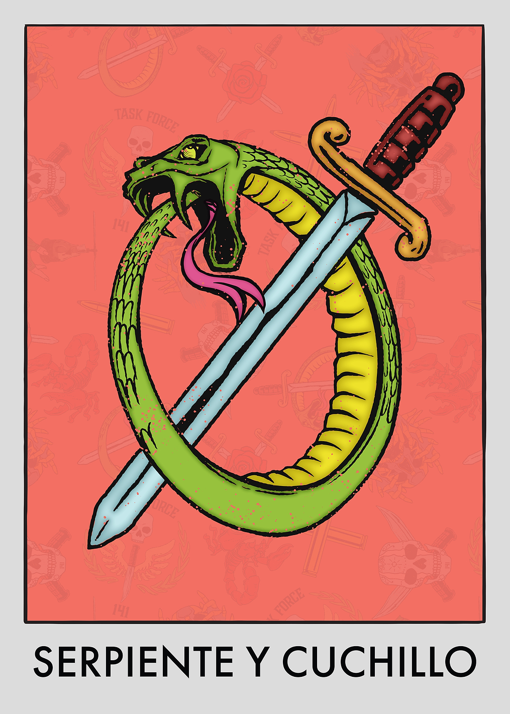 Serpiente y Cuchillo: постер из коллекции Call of Duty