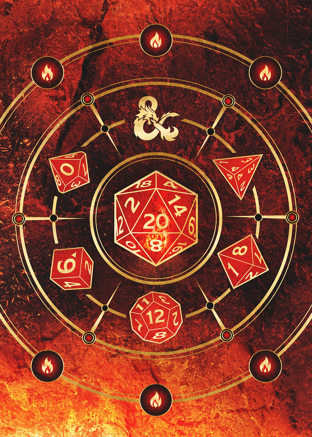 Fire Damage: постер из коллекции Dungeons And Dragons
