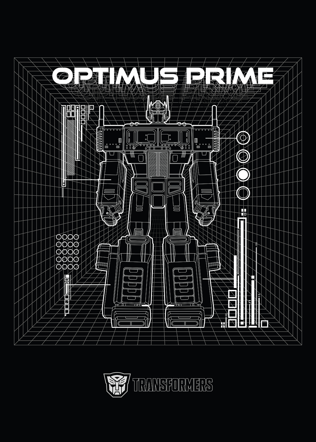 Optimus Prime Diagram: постер из коллекции Transformers